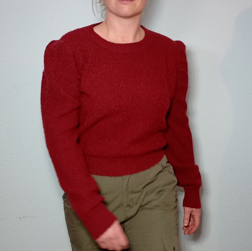 Raspberry Puff Sweater - Picture 4 of 7